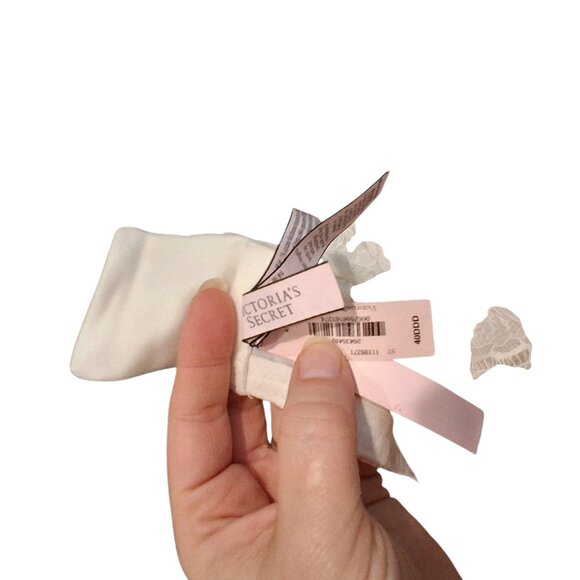 Victorias Secret nwt bra 40 DDD Dream Angels push up without padding off white - Picture 2 of 4